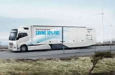 Новый концептуальный грузовик Volvo Trucks снижает расход топлива на 30 процентов Новый концептуальный грузовик Volvo Trucks снижает расход топлива на 30 процентов
