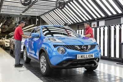 На заводе Nissan в Сандерленде сошел миллионный Juke На заводе Nissan в Сандерленде сошел миллионный Juke