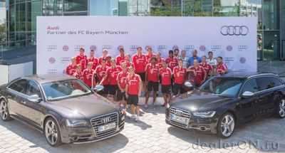 ФК Бавария Мюнхен получает новые модели Audi ФК Бавария Мюнхен получает новые модели Audi
