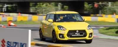 Совершенно новый Suzuki Swift Sport был представлен на трассе KF1 Karting Circuit в Сингапуре